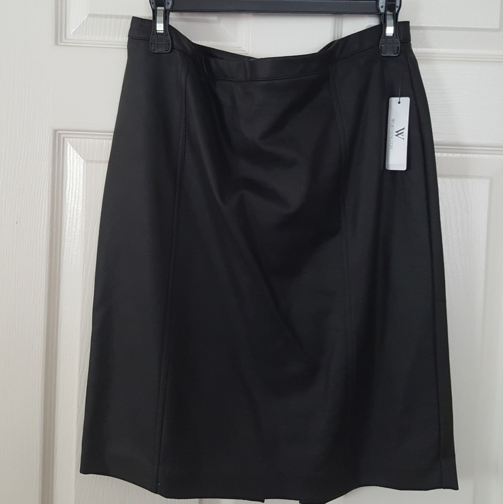 🎗Women's faux leather skirt
